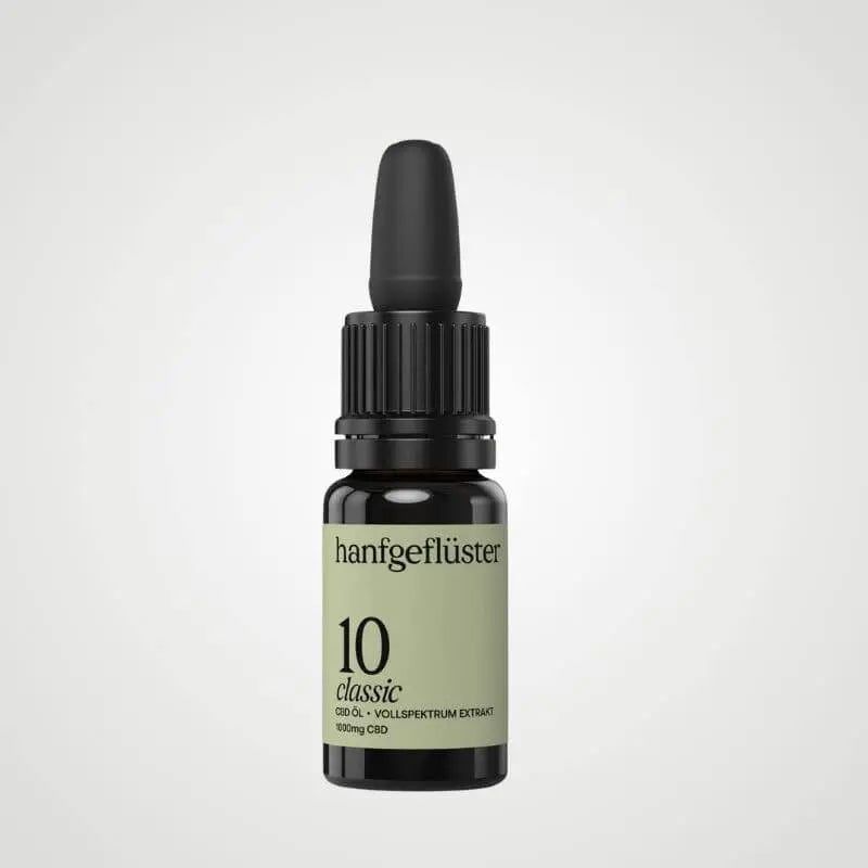 1000 mg CBD pro 10ml Flasche Hanfgeflüster